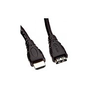 Cablu extensie HDMI, tata - mama, 4K@30Hz, conectori auriti, 2m, PremiumCord