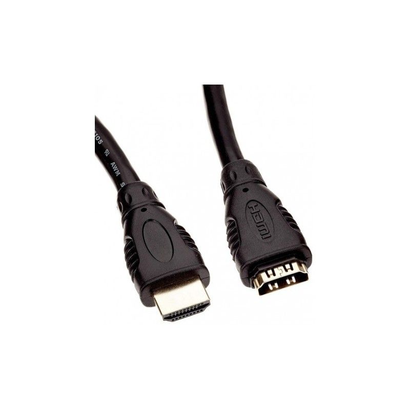 Cablu extensie HDMI, tata - mama, 4K@30Hz, conectori auriti, 10m, PremiumCord