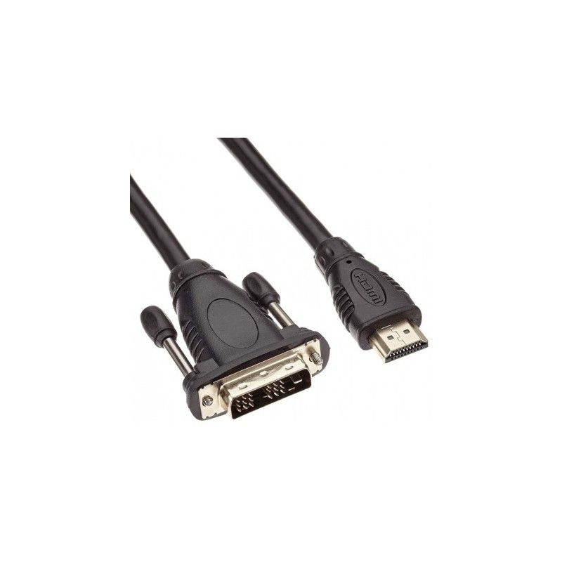 Cablu HDMI - DVI-D (18+1), dubluecranat, conectori auriti, 7m, PremiumCord