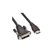 Cablu HDMI - DVI-D (18+1), dubluecranat, conectori auriti, 7m, PremiumCord