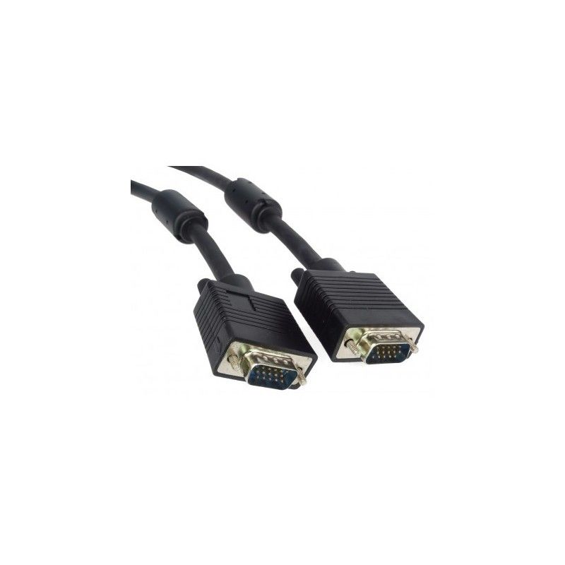 Cablu VGA, cu ferite, tata - tata, dubluecranat, 20m, PremiumCord