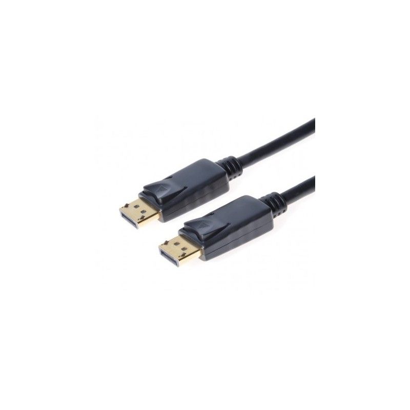 Cablu DisplayPort, tata - tata, Versiunea 1.2, 4K×2K@60hz, dublu ecranat, conectori auriti, 1m, PremiumCord