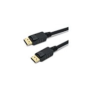 Cablu DisplayPort, tata - tata, Versiunea 1.3/1.4, 4K (3840×2160), dublu ecranat, conectori auriti, 0.5m, PremiumCord