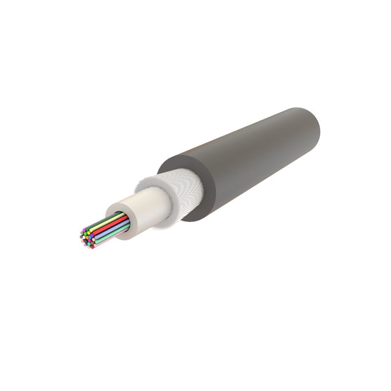 Cablu fibra optica 24 fibre, SM OS2, 1200N, PE, in gel, protectie UV, apa, rozatoare, int/ext - SAMM