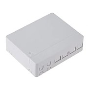 Priza FO, cutie FTTH de interior doua intrari, 4 x SC simplex sau 4 x LC duplex, neechipata - Emtex