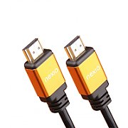 Cablu HDMI, V2.1, tata-tata, 8K@60hz, 1080P, Ultra High Speed Ethernet, carcasa metalica, contacte aurite, 1m, Negru, Nexio