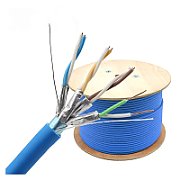 Cablu F/FTP, categoria 6A, 23AWG, manta LSZH, Dca-s1,d0,a1, albastru, Nexio (500m)