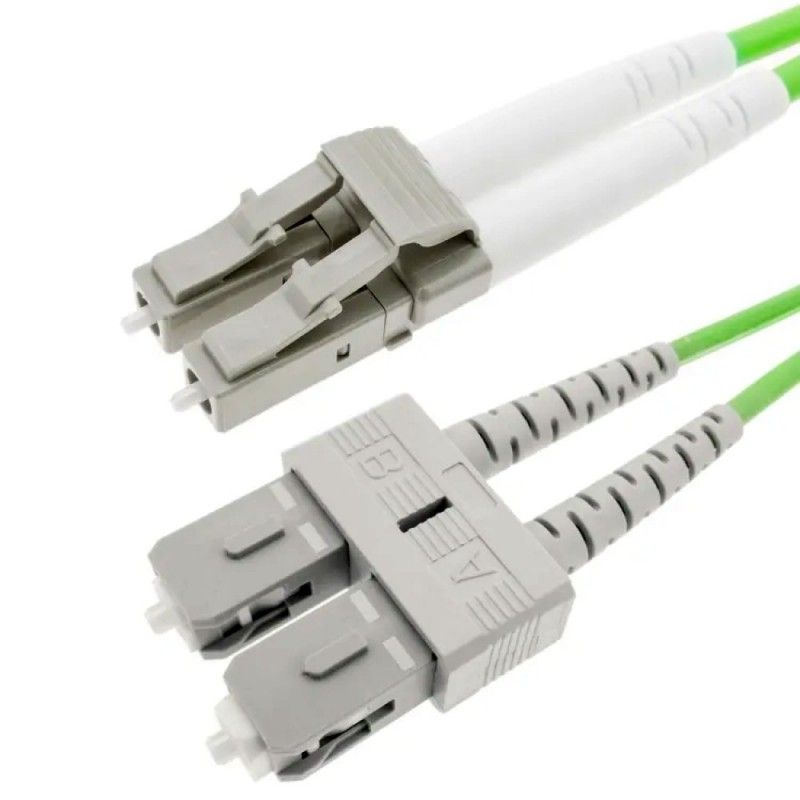 Patchcord FO SC/PC-LC/PC, MM OM5 50/125, manta LSZH 3.0mm, duplex 20m - EMTEX