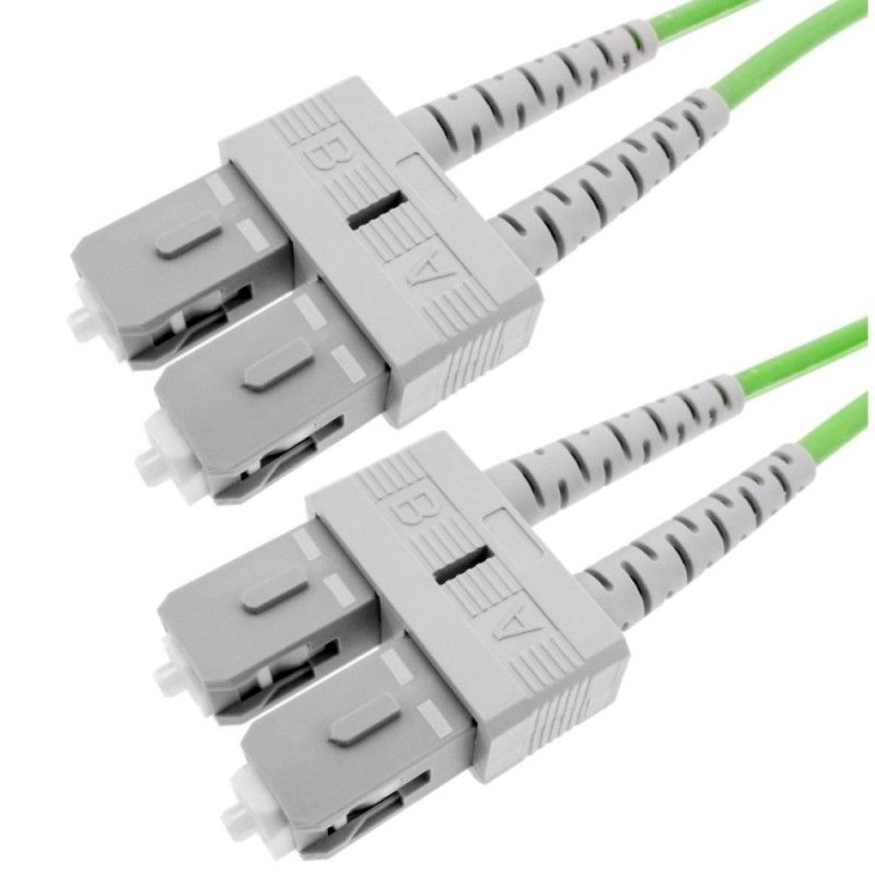 Patchcord FO SC/PC-SC/PC, MM OM5 50/125, manta LSZH 3.0mm, duplex 5m - EMTEX