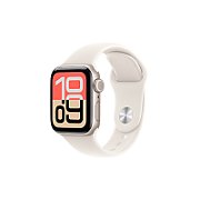 Apple Watch SE 3 GPS + Cellular 44 mm Carcasă din aluminiu Starlight cu brățară Sport Starlight - M/L