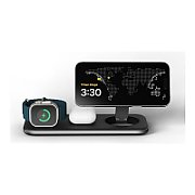 Satechi Qi2 Trio Wireless Charging Pad - with Type A,C,G plugs - Space gray