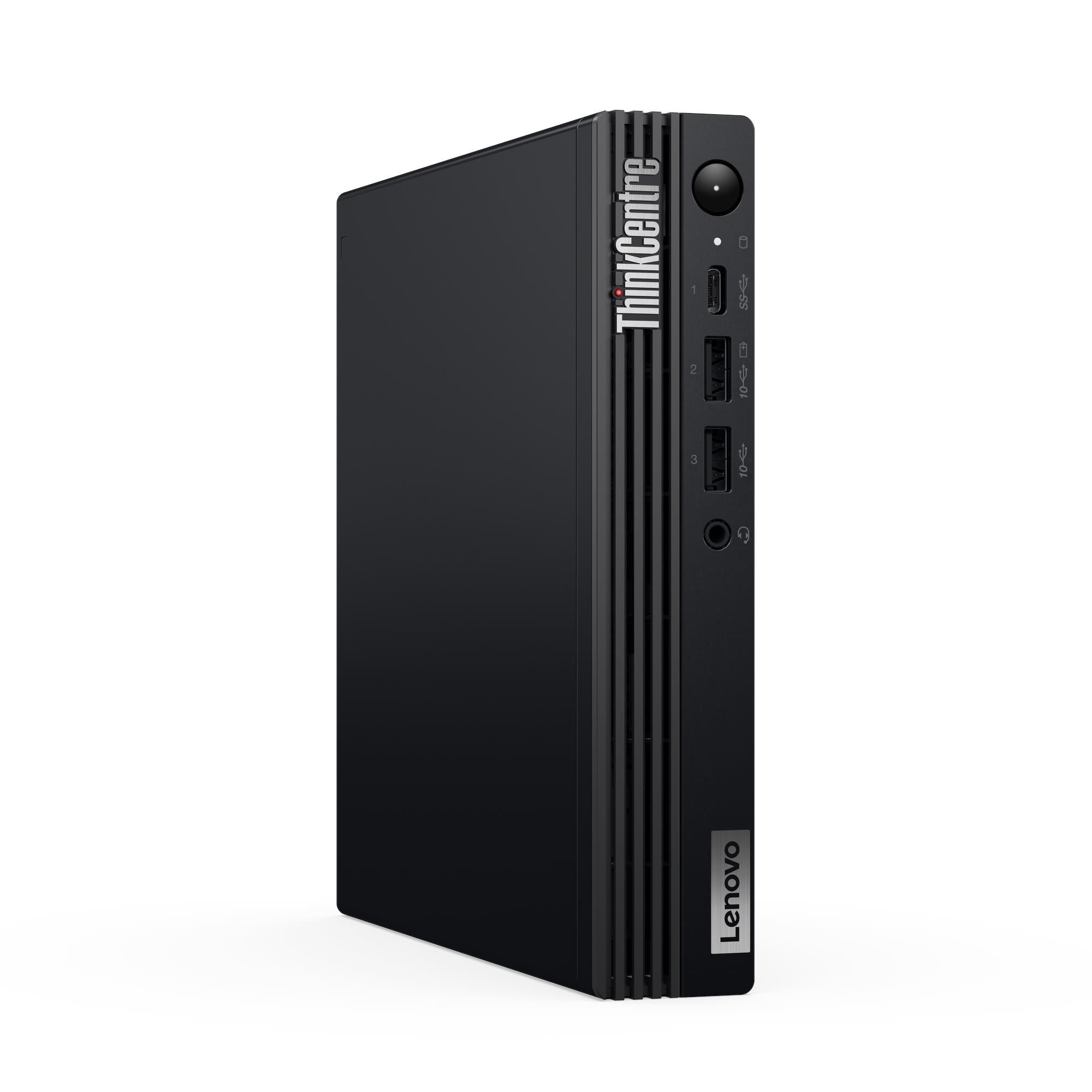 Desktop PC Lenovo ThinkCentre M70q Gen 5, Intel i5-13400T (10 C / 16 T, 1.3 GHz - 4.40 GHz, 20 MB cache), 16 GB RAM, 256 GB SSD, Intel UHD Graphics, Fara sistem de operare