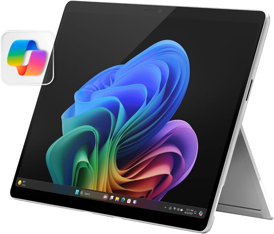 Laptop Microsoft Surface Pro 11, 13 inch 2880 x 1920 Touchscreen, Qualcomm X1E-80-100 (12 C / 12 T, 3.4 GHz - 4.0 GHz, 42 MB cache, N/A), 16 GB LPDDR5X, 512 GB SSD, Qualcomm Adreno, Windows 11 Pro, Tastatura International, Negru