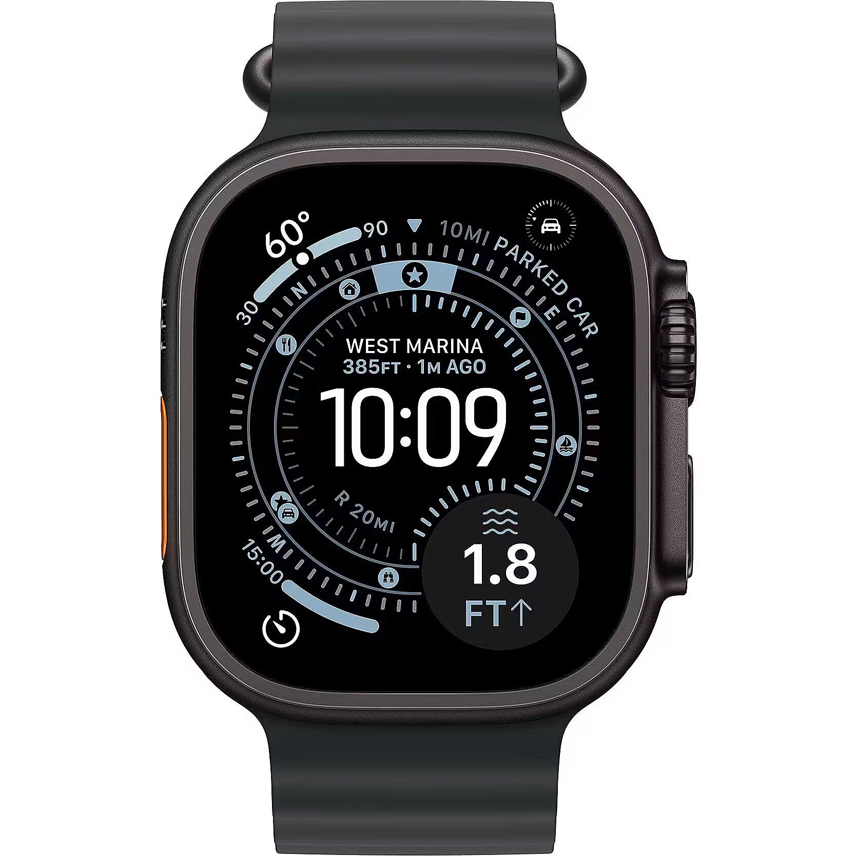 Apple Watch Ultra 3 (2025) black titanium 49mm 4G black ocean band