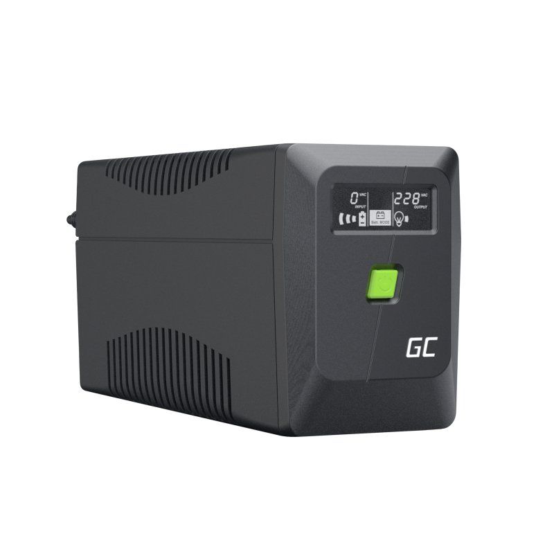 Green Cell uninterruptible power supply (UPS) Line-Interactive 0.85 kVA 480 W 2 AC outlet(s)