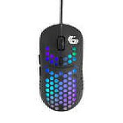 MOUSE GEMBIRD, gaming, cu fir, USB, optic, 7200 dpi, butoane/scroll 6/1, iluminare, cablu 1.8m, negru,  MUSG-RAGNAR-RX400  (timbru verde 0.18 lei)