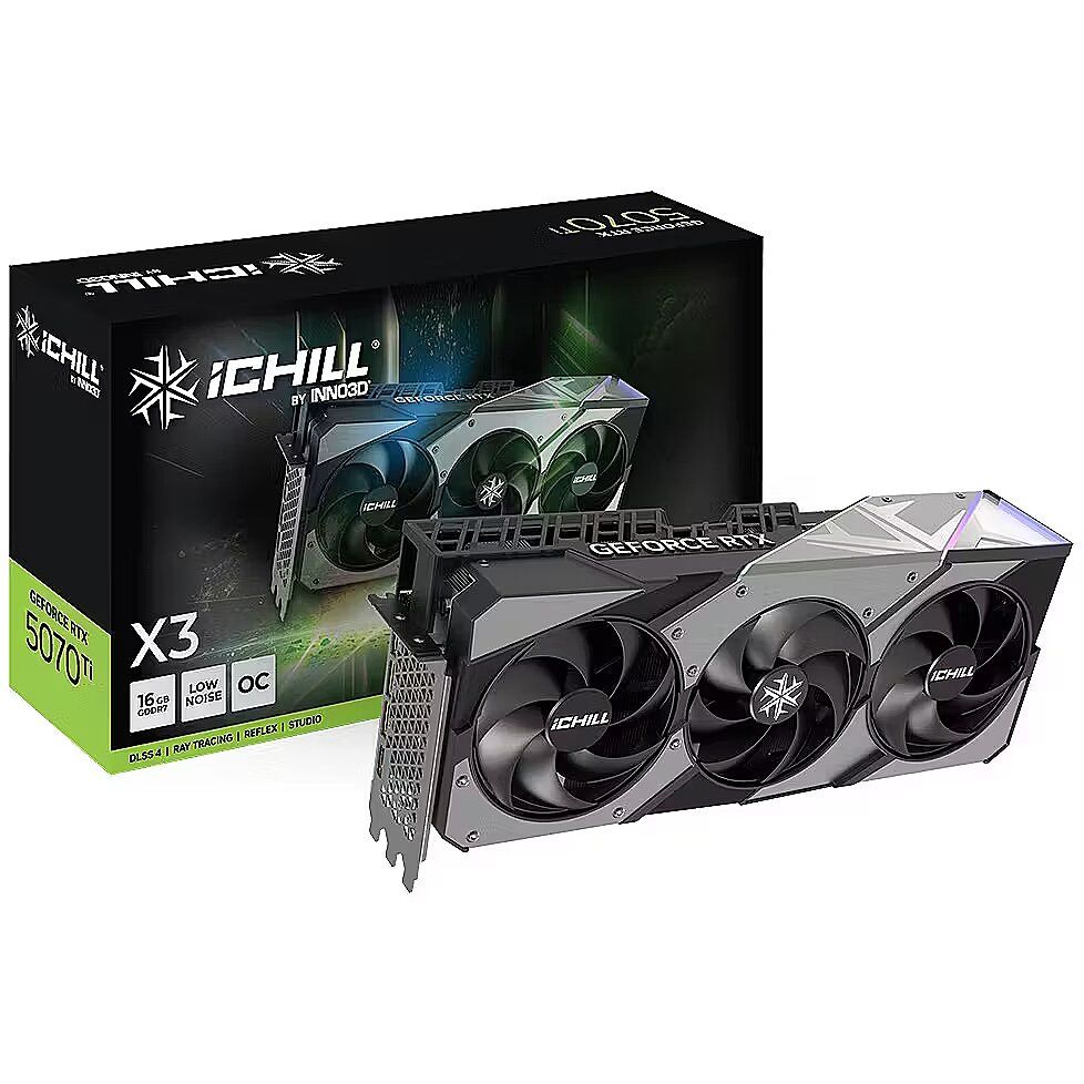 Placa video Inno3D GeForce RTX 5070 Ti iCHILL X3 16 GB GDDR7 256 bit