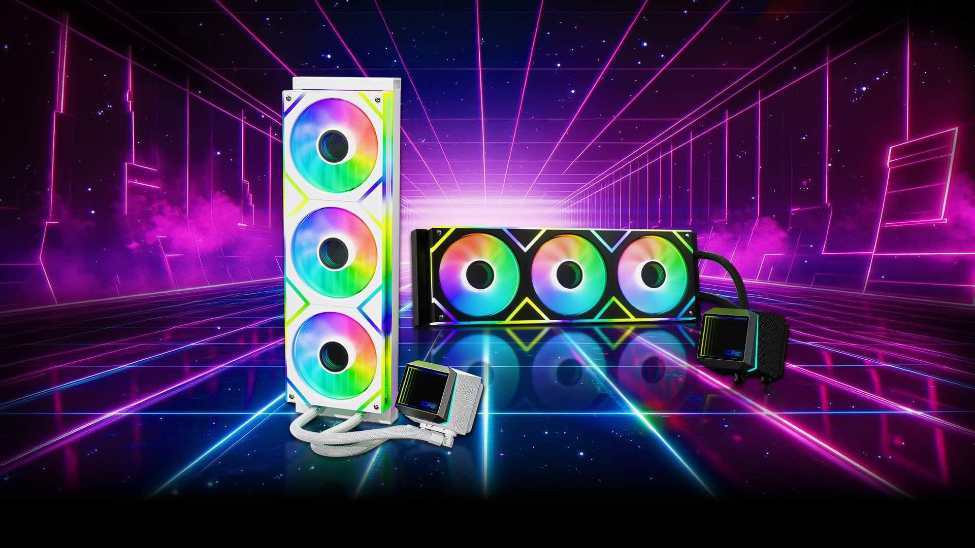 XPG LEVANTE II 360 - all-in-one water cooling  12 cm (black)