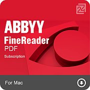 ABBYY FineReader PDF for Mac, Single User License (ESD),GOV/NPO/EDU, Subscription 1y