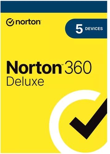 Norton 360 Deluxe 5 Devices, 1 year, ESD