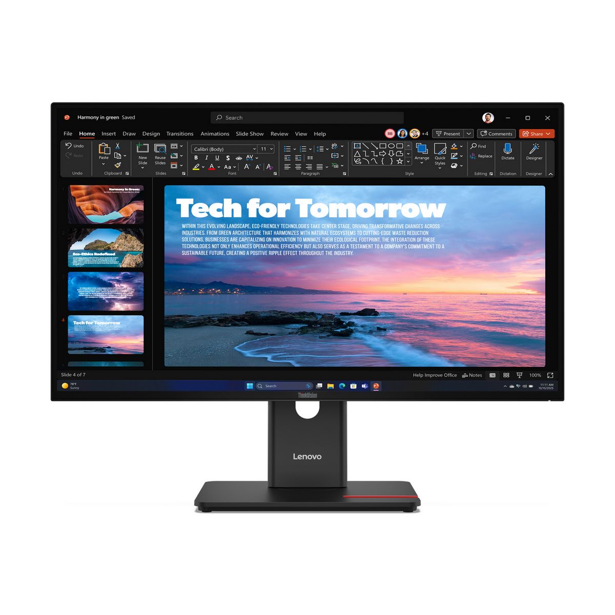 Lenovo Monitor ThinkVision T27QD-40 T27QD40 (64AAGAT2EU)