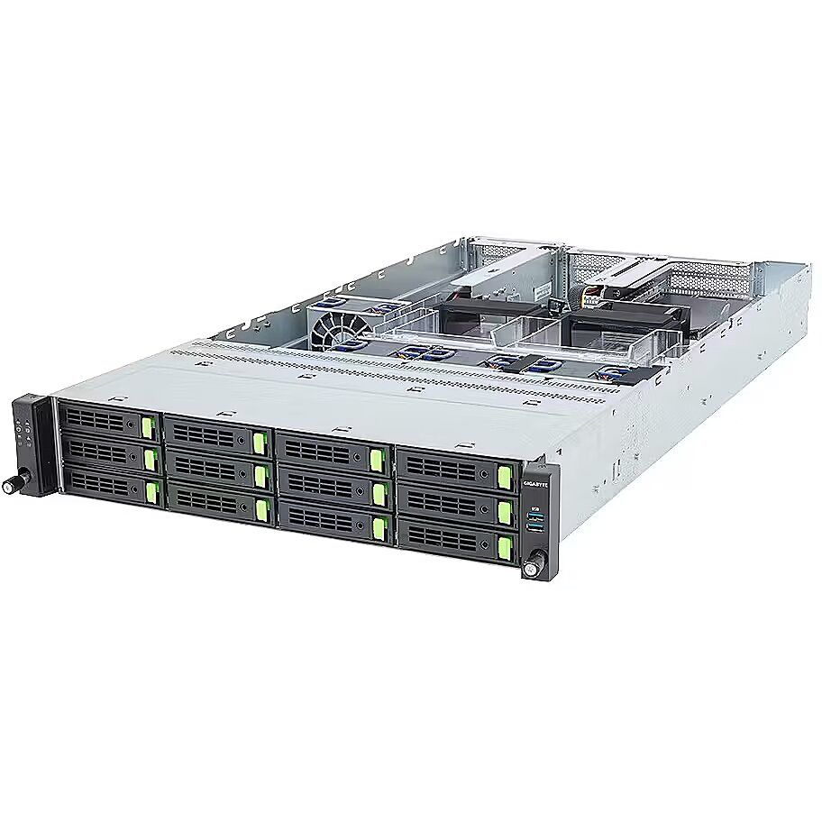Server GIGABYTE R263-ZG0, Rack 2U, fara procesor,  AMD socket SP5  max 400 W, fara memorie, 12 x LFF, 2 x 2700 W