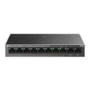 Switch TP Link 8-Port 10/100Mbps+2-Port Gigabit Desktop Switch with 8- Port PoE+, 10BASE-T: UTP category 3, 4, 5 cable (maximum 100m), 100BASE- TX: UTP category 5 or above cable (maximum 100m), 1000BASE-T: UTP category 5e or above cable (maximum 100m), 5.6 Gbps