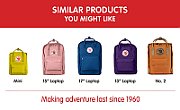 Fjällräven Kanken Laptop 15  backpack Casual backpack Ochre Polyamide  Polypropylene (PP)  Vinylon