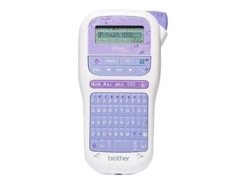 P-TOUCH H200 LABEL MAKER/9MM 180DPI 20MM/S IN