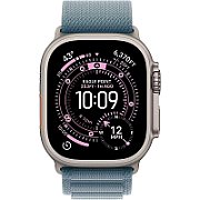 Apple Watch Ultra 3 (2025) natural titanium 49mm 4G light blue alpine Loop Size M