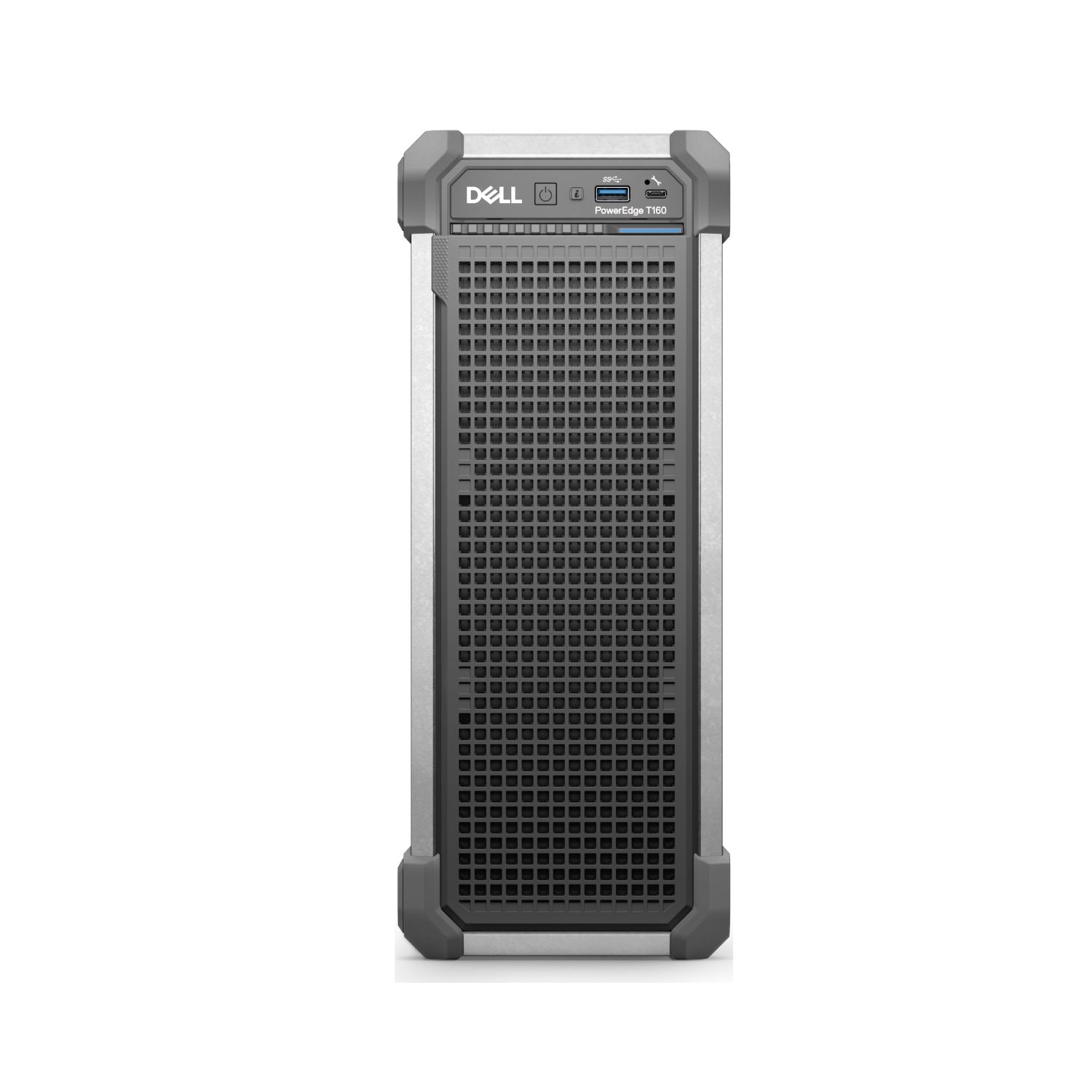 Dell PowerEdge T160 Tower Server,Intel Xeon 6 Performance 6315P 2.8G(4C/4T),16GB UDIMM 5600MT/s,2TB HDD SATA 6Gbps 7.2K RPM(3x3.5 and 2x2.5 Cabled HDD),No Controller,iDRAC9 Enterprise 16G,Broadcom 5720 Dual Port 1Gb,300W Cabled PSU,3Yr NBD
