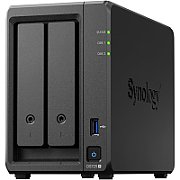 Bundle SYNOLOGY DS725+ 2-Bay Diskstation AMD Ryzen Embedded R1600 4GB DDR4 ECC SODIMM + 2xHAT3300-4T NAS 4TB SATA 3.5inch HDD