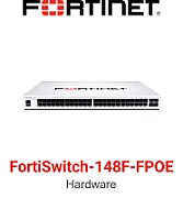 Fortinet FS-148F-FPOE switch-uri L2 Gigabit Ethernet (10/100/1000) Power over Ethernet (PoE) Suport 1U Alb