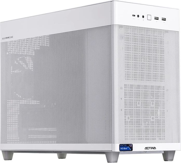 Actina 5901443430599 PC AMD Ryzen™ 7 8700F 32 GB DDR5-SDRAM 1 TB SSD AMD Radeon RX 9070 XT Mini Tower White