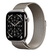 Apple Watch S11 Cellular 46mm Natural Titanium Case with Natural Milanese Loop - M/L