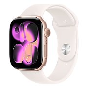 Apple Watch S11 Cellular 46mm Rose Gold Aluminium Case with Light Blush Sport Band - S/M