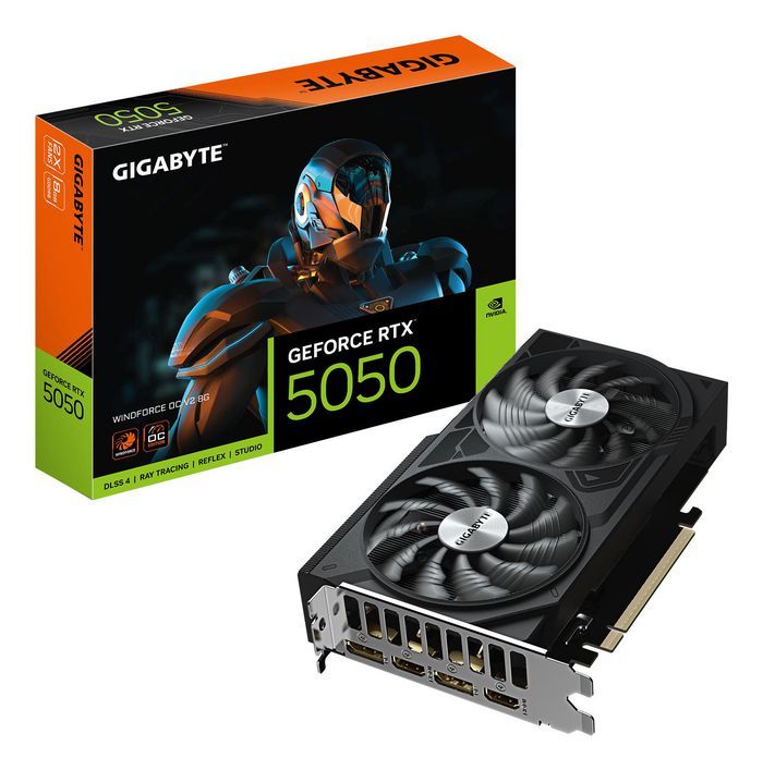 Graphic Card Gigabyte RTX 5050 WINDFORCE OC 8G
