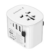 ALIMENTATOR retea 220V GEMBIRD, universal, conectori: US/UK/EU/AU, 1x USB Type-C 15W, 2x USB-A 12W, siguranta 10A, max. 2300W, alb,  TPA-EU2A1C15-01-W  (timbru verde 0.8 lei)