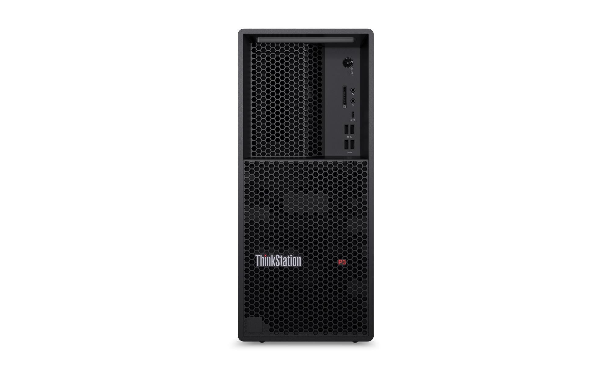 Desktop PC Lenovo ThinkStation P3 Tower, Intel 265K (20 C / 20 T, 3.3 GHz - 5.5 GHz), 32 GB RAM, 512 GB SSD, Intel Graphics, Windows 11 Pro