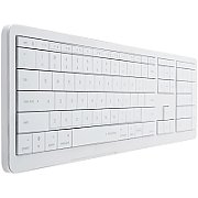 CLEVETURA CLVX 1 Touch-On-Keys AI Wireless Keyboard, ANSI US Mac layout, Scissor Switches, Aluminum Chassis, Interactive RGB, Mac/iPad/AppleTV/PC support