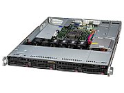 Server SuperMicro SuperServer SYS-512B-WR, Rack 1U, Intel Xeon 6505P (12 C / 24 T, 2.20 GHz - 4.10 GHz, 48 MB cache, 150 W), 32 GB DDR5 ECC, 1 x 960 GB SSD, 4 x LFF, 2 x 860 W