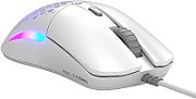 Mouse Gaming Model O Eternal, 12000 DPI, 55g, 6 butoane, Alb Mat
