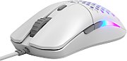 Mouse Gaming Model O Eternal, 12000 DPI, 55g, 6 butoane, Alb Mat