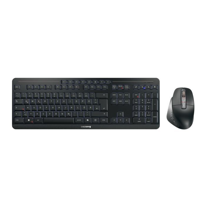 CHERRY Keyboard  STREAM KEYBOARD ULTIMATE WL AESDE] black BT Zwei BT 5.2 Kanäle, 2,4-GHz-Funk und USB-Kabel