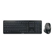 CHERRY Keyboard  STREAM KEYBOARD ULTIMATE WL AESDE] black BT Zwei BT 5.2 Kanäle, 2,4-GHz-Funk und USB-Kabel