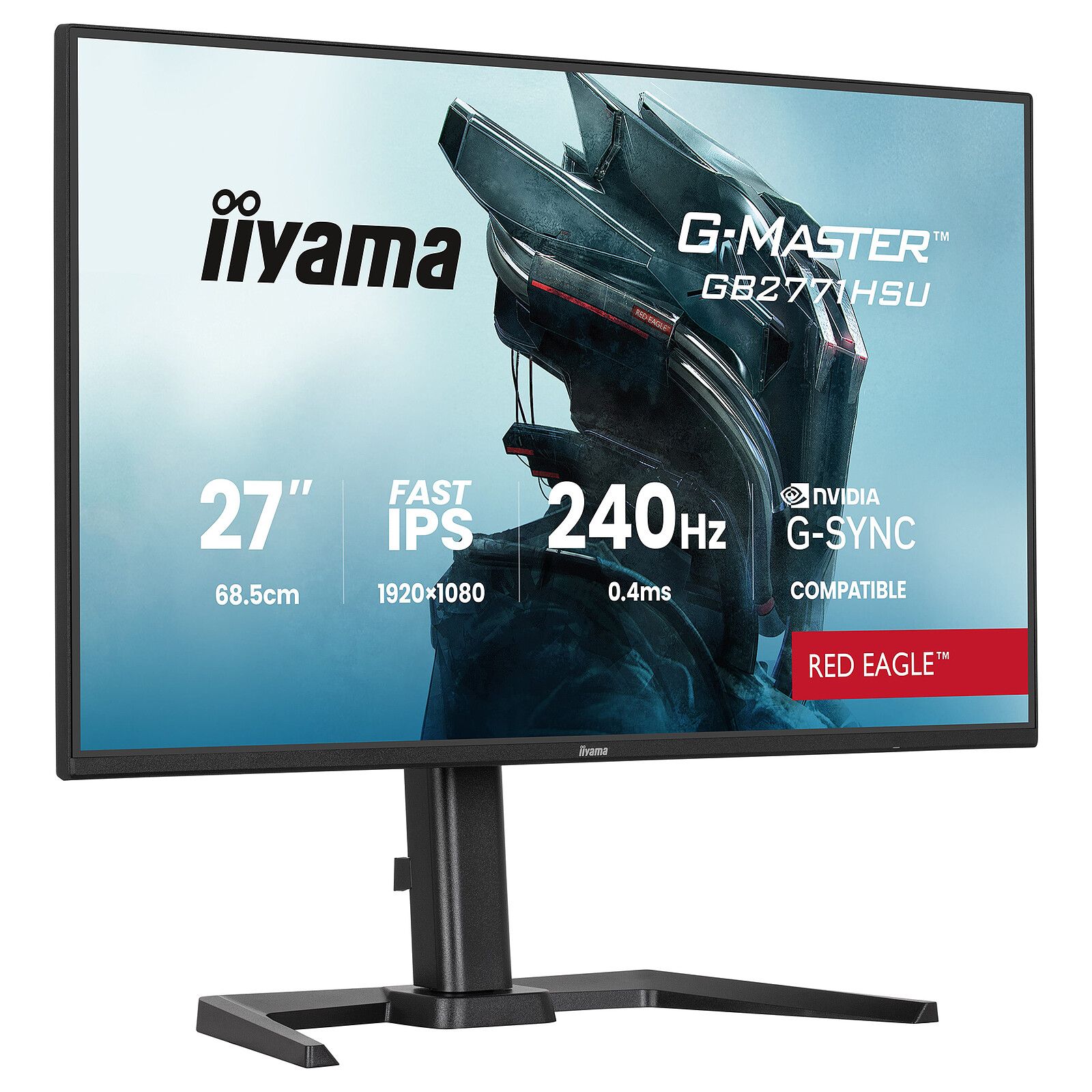 iiyama G-MASTER GB2771HSU-B1 computer monitor 68.6 cm (27 ) 1920 x 1080 pixels Full HD Black