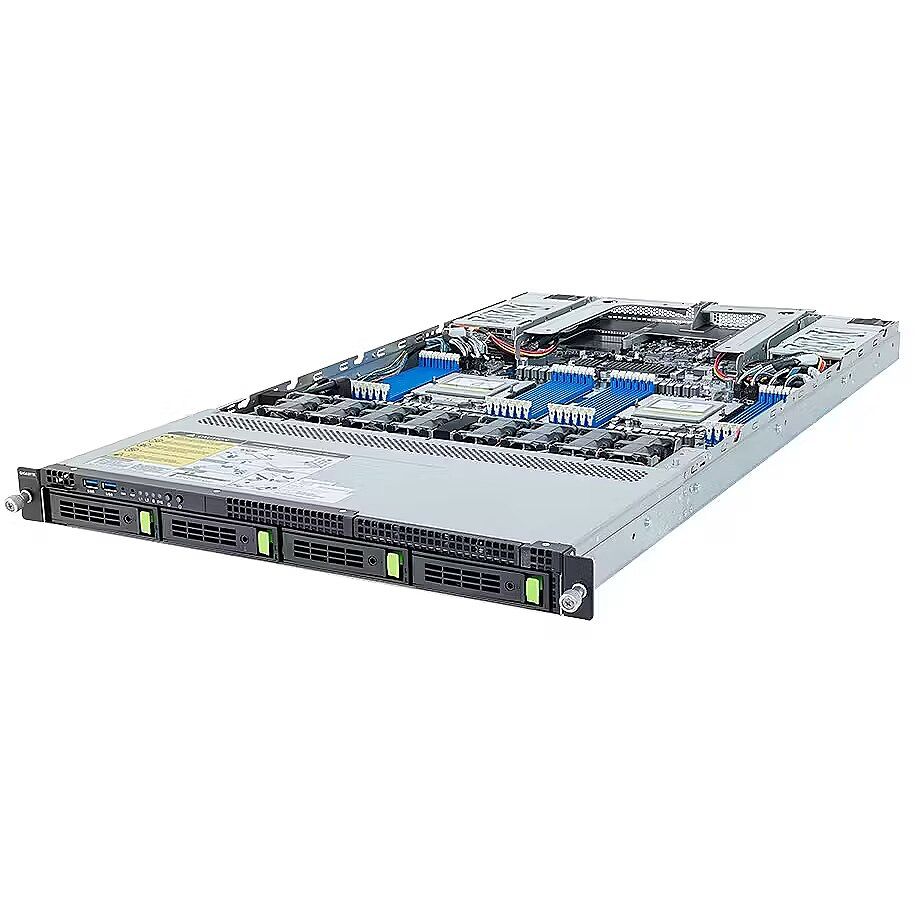Server GIGABYTE R133-C13-AAG1, Rack 1U, fara procesor,  AMD socket AM5  max 170 W, fara memorie, 4 x LFF, 2 x 800 W