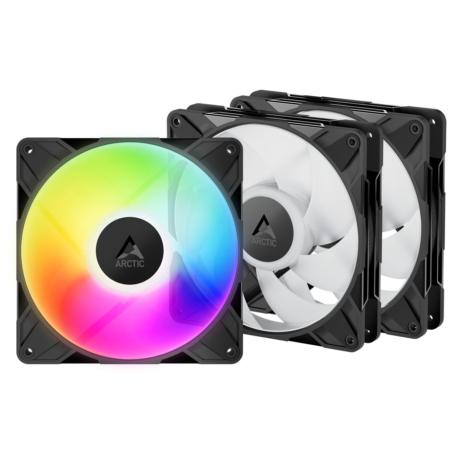 P14 Pro Reverse  A-RGB, 140 mm PWM, 400 - 2500 rpm, 3 Pack, Negru