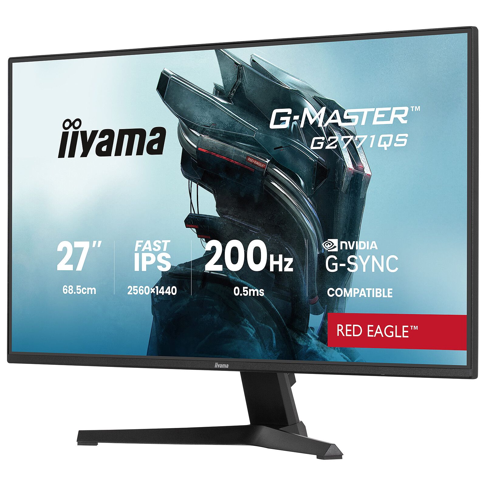 MONITOR IIYAMA LED Fast IPS 27  G2771QS-B1 Red Eagle 240Hz