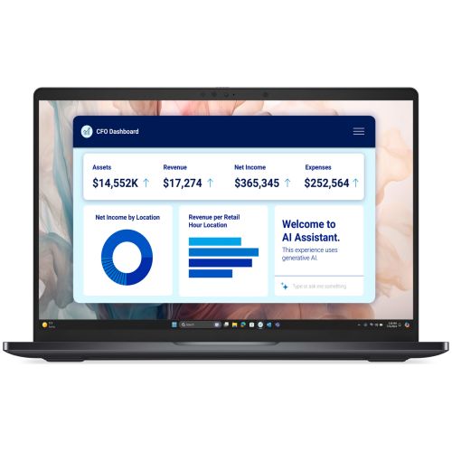 Laptop Dell Pro 14 Premium PA14250, 14 inch 1920 x 1200, Intel 266V (8 C / 8 T, 2.2 GHz - 5.0 GHz, 12 MB cache), 16 GB RAM, 1 TB SSD, Intel Graphics, Windows 11 Pro